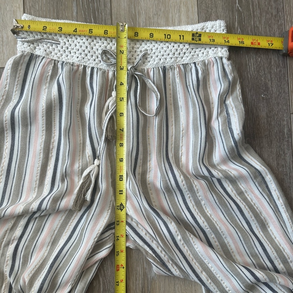 Surf Gypsy Multi Color Pants With Elastic Waist C… - image 2